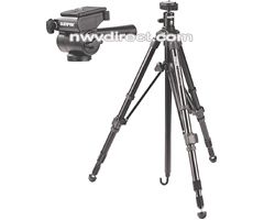 Sunpak 620-050 Fieldmaster Tripod with Universal Panhead and Universal Ball Head