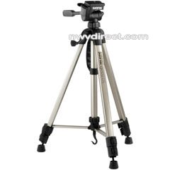 Sunpak 620-092 Tripod with 3-Way Panhead, Bubble Level and 1