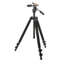 Velbon EL Carmagne 630 Carbon Fiber Tripod Legs (Black) with PH-460B 3-Way Panhead - Supports 25 lb (11.3 kg)