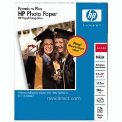 HEWLETT PACKARD - 25-SHEET 8.5X11IN SOFT GLOSS 