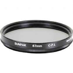 Sunpak 67mm Circular Polarized Filter (Platinum Plus)