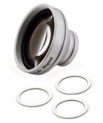 Panasonic TA-1 (HM-TA1) 0.45x Wide Angle Lens With Macro (Modification Style) Magnetic Type + Micro-Fiber Cleaning Cloth 