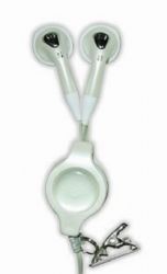 Digipower iBud-3 Transparent Metallic Headset for iPod (IP-SHT) 