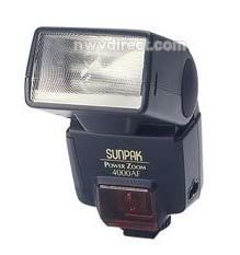 Sunpak PZ-4000 AF TTL Shoe Mount Flash (Guide No. 112'/34 m at 50mm) for Canon EOS