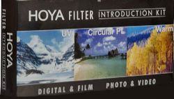 Hoya 77 mm Introductory Filter Kit - Ultraviolet (UV), Circular Polarizer, Warming Filter (Intensifier) and Nylon Pouch