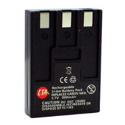 CTA Digital Compatible With Canon NB-3L High Capacity Lithium-Ion Battery (3.7V, 900mAh)