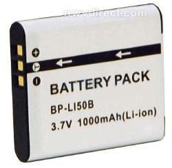 Olympus by Digital Concepts Li-50B High Capacity Lithium-Ion Battery (3.7V, 1000mAh)  