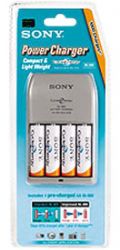 Sony BCG-34HLD4K Power Charger & Battery Set (Includes 2000 Mah 4 Pack)