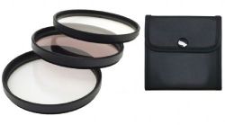 Olympus Camedia SP-590UZ 3 Piece Lens Filter Kit (Includes Lens Adapter)